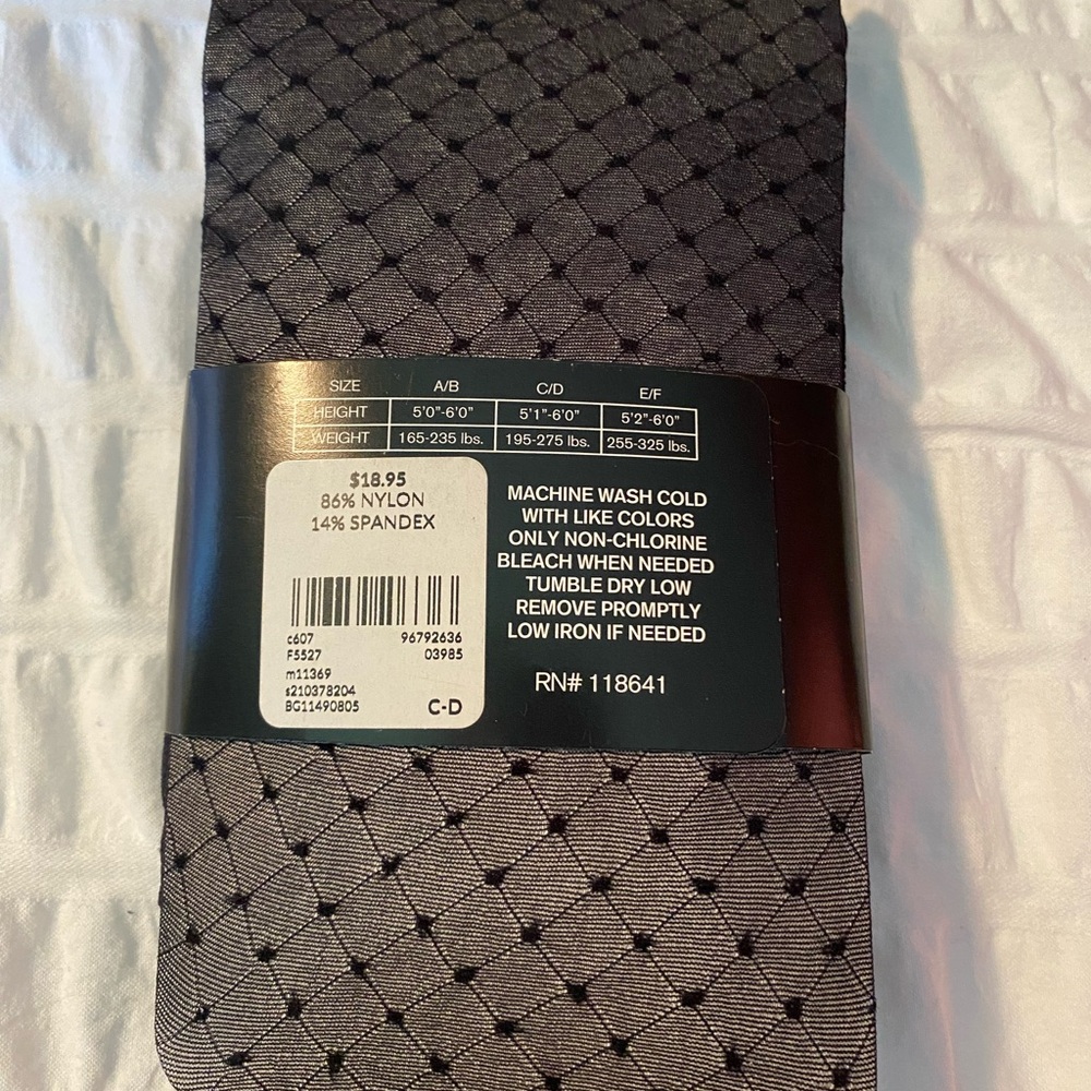 Lane Bryant Black Control Top Tights NWT - Picture 2 of 3
